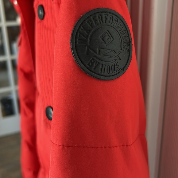 Noise winter jacket in red orange colour - Picture 3 of 11